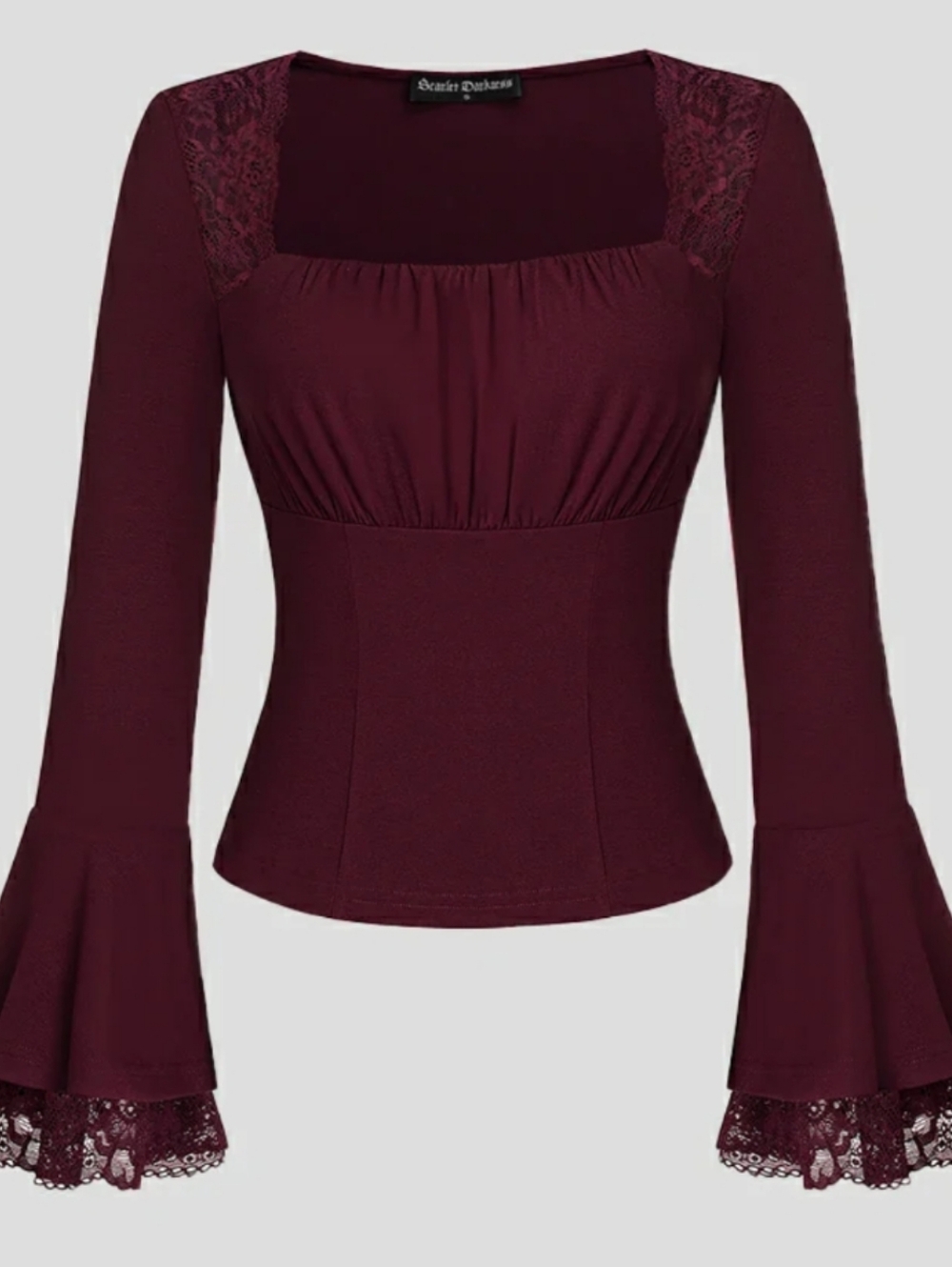 NWT Scarlet Darkness Victorian lace blouse